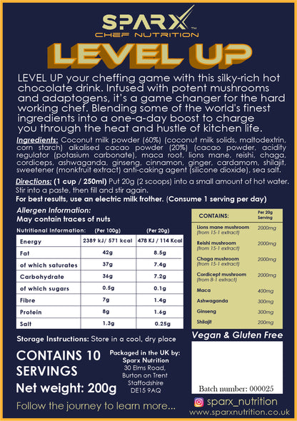 LEVEL UP - 30 Servings (600g)